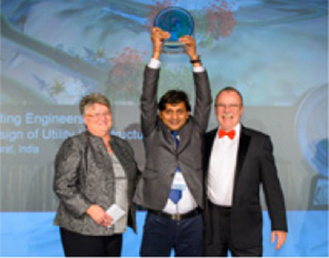 Awarded Be Inspired Award for Detailed Design of Utility Infrastructure - The Bentley's 2015