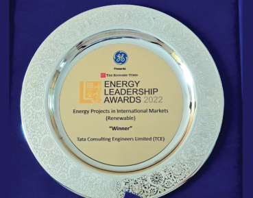 Tata Consulting Engineers awarded Economic Times Energy Leadership Award 2022